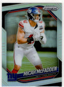 Micah McFadden 2025 Panini Prizm RC Card #95
