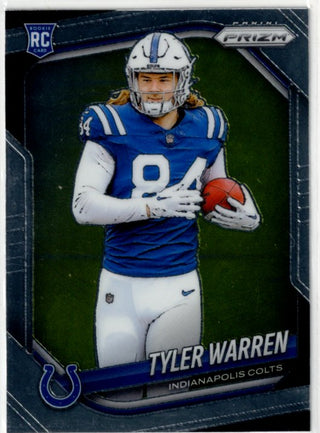 Tyler Warren 2025 Panini Prizm RC Card #339