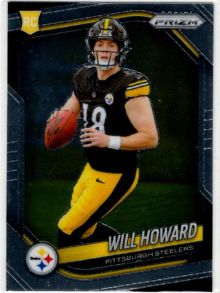Will Howard 2025 Panini Prizm RC Card #367