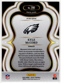 Kyle McCord 2025 Panini Select Suite Level Prizm RC Card #390