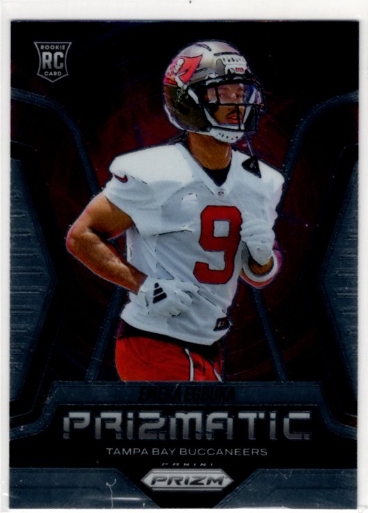 Emeka Egbuka 2025 Panini Priszmatic Prizm RC Card #13