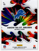 Amon-Ra St. Brown 2025 Panini Donruss Optic Light It Up Card #15
