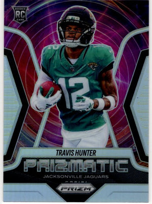 Travis Hunter 2025 Panini Prizmatic Prizm RC Card #12