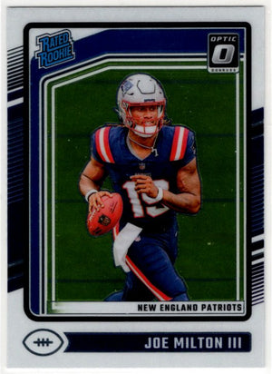Joe Milton III 2024 Panini Rated Rookie Donruss Optic Card #255