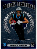 Tetairoa McMillan 2025 Panini Donruss Optic Rookie Recruits RC Card #17