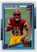Jaylin Lane 2025 Panini Optic Donruss Rated Rookie Card #249