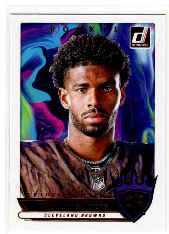 Shedeur Sanders 2025 Panini Donruss Card Gridiron Kings #RGK-SSS