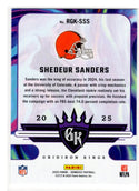 Shedeur Sanders 2025 Panini Donruss Card Gridiron Kings #RGK-SSS
