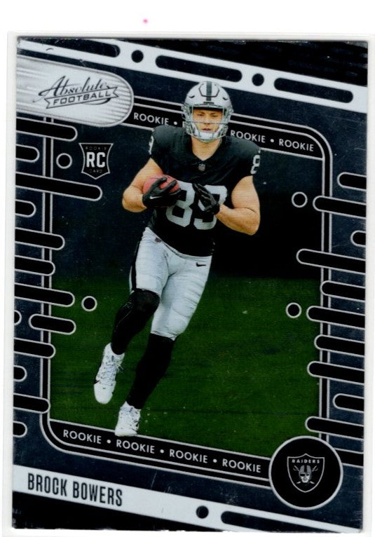 Brock Bowers 2024 Panini Absolute Rookie Card #113