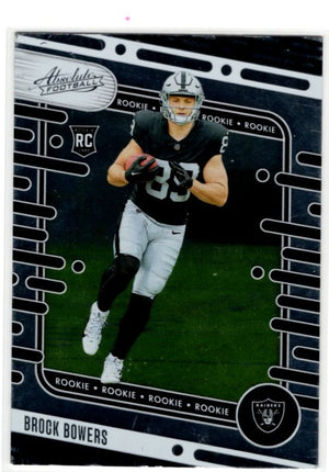Brock Bowers 2024 Panini Absolute Rookie Card #113