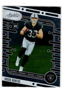 Brock Bowers 2024 Panini Absolute Rookie Card #113