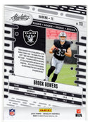 Brock Bowers 2024 Panini Absolute Rookie Card #113