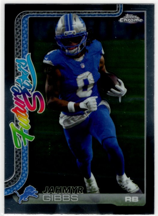 Jahmyr Gibbs 2025 Topps Chrome Future Stars Card #FS-10