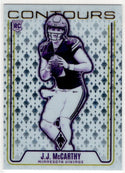 J.J. McMarthy 2024 Panini Phoenix Contours RC Card #CON-JMY