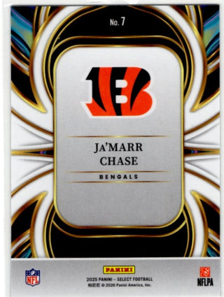 Ja'Marr Chase 2025 Panini Select On Target #7 Card