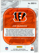 Joe Burrow 2021 Panini Certified #2021-3 Card