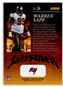Warren Sapp 2025 Panini Prizm Black Talisman #14