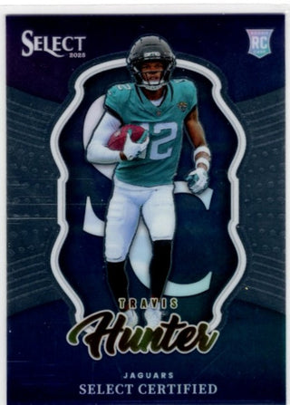 Travis Hunter 2025 Panini Select Certified RC Card #1