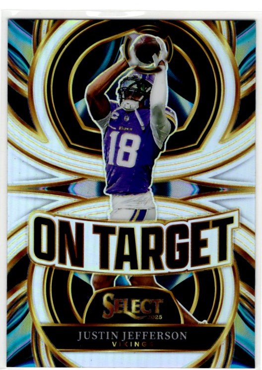 Justin Jefferson 2025 Panini Prizm Select on Target Card #17
