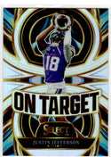 Justin Jefferson 2025 Panini Prizm Select on Target Card #17