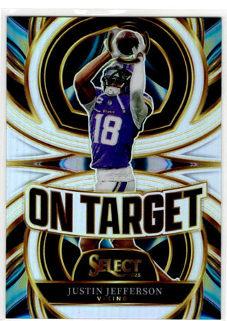 Justin Jefferson 2025 Panini Prizm Select on Target Card #17