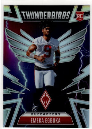 Emeka Egbuka 2025 Panini Phoenix Thunderbirds RC Card #47
