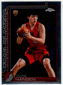 Yang Hansen 2025/26 Topps Chrome RC Update Card #166