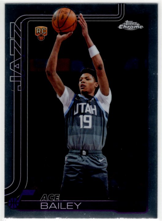 Ace Bailey 2025/26 Topps Chrome RC Update Card #155