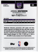 Russell Westbrook 2025/26 Topps Chrome Red White & Blue Update Card #84
