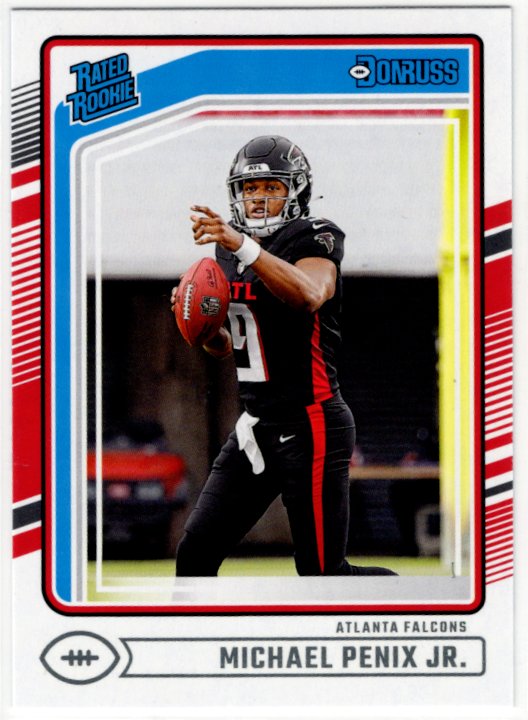 Michael Penix JR. 2024 Panini Donruss Rated Rookie Card #308