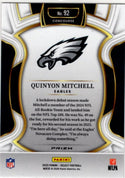 Quinyon Mitchell 2025 Panini Select Concourse Pink Shock Prizm RC Card #92