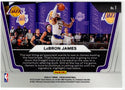 Lebron James 2020-21 Panini Prizm Widescreen Card #1