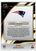 Andres Borregales 2025 Panini Select Club Level Prizm Blue RC Card #279 24/99