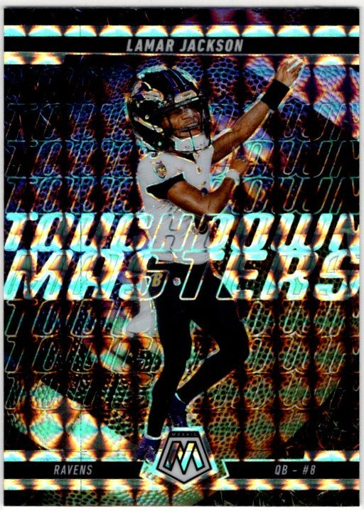 Lamar Jackson 2025 Panini Mosaic Touchdown Masters Mosaic Prizm Card #5