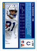 DJ Giddens 2025 Panini Donruss Optic Rated Rookie Card #258