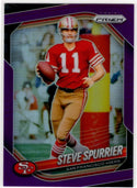 Steve Spurrier 2025 Panini Purple Prizm Card #157 110/125