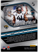 Josh Hines Allen 2025 Panini Blue Wave Prizm Card #43 040/230