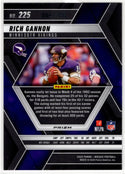 Rich Gannon 2025 Panini Mosaic Orange Prizm Card #225 084/199