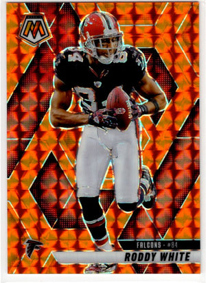 Roddy White 2025 Panini Mosaic Orange Prizm Card #21 192/199