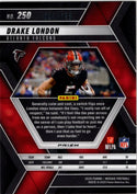Drake London 2025 Panini Mosaic Orange Prizm Card #250 055/199