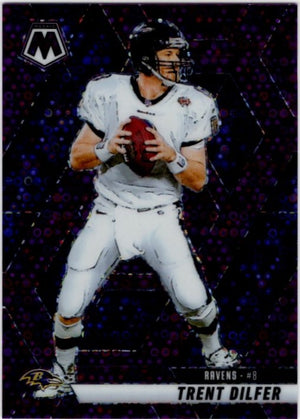 Trent Dilfer Panini Mosaic Reactive Purple Prizm Card #98 03/50