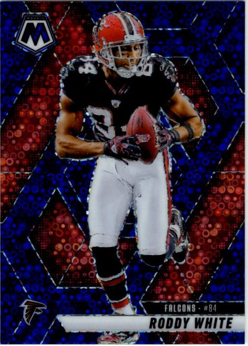 Roddy White 2025 Panini Mosaic Disco Prizm Blue Card #21 09/99