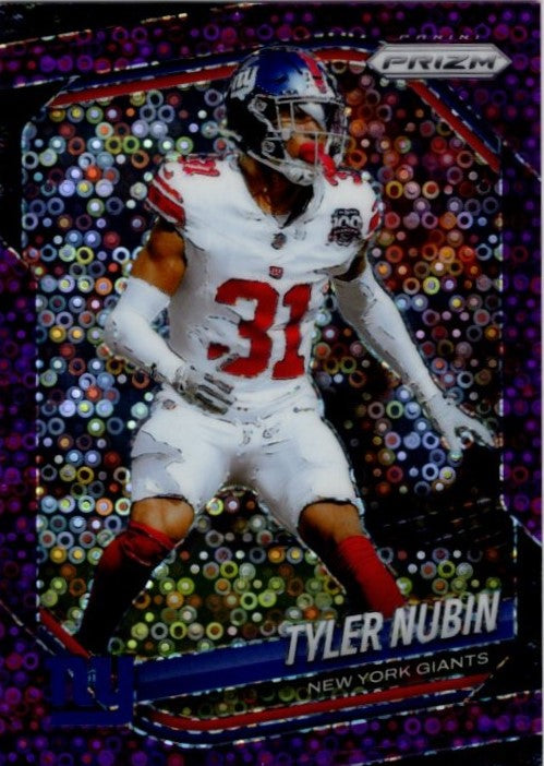 Tyler Nubin 2025 Panini Prizm Disco Purple Card #250 15/75