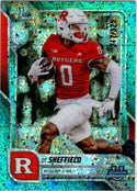 DT Sheffield 2025 Topps Bowman Chrome 1st Bowman Aqua Diamond Card #136 217/325
