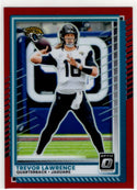 Trevor Lawrence 2025 Donruss Optic Red Prizm Card #146 092/149