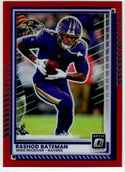 Rashod Bateman 2025 Donruss Optic Red Prizm Card #20 077/149