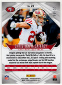 Christian McCaffrey 2025 Panini Phoenix Pink Fade Card #26 32/88