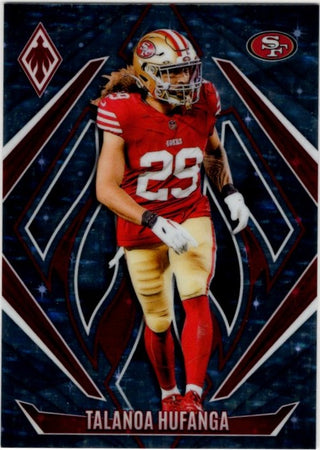 Talanoa Hufanga 2024 Panini Phoenix Star Parallel Card #131 042/180