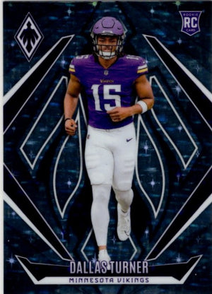 Dallas Turner 2024 Panini Phoenix Star Parallel RC Card #174 081/180