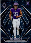 Dallas Turner 2024 Panini Phoenix Star Parallel RC Card #174 081/180